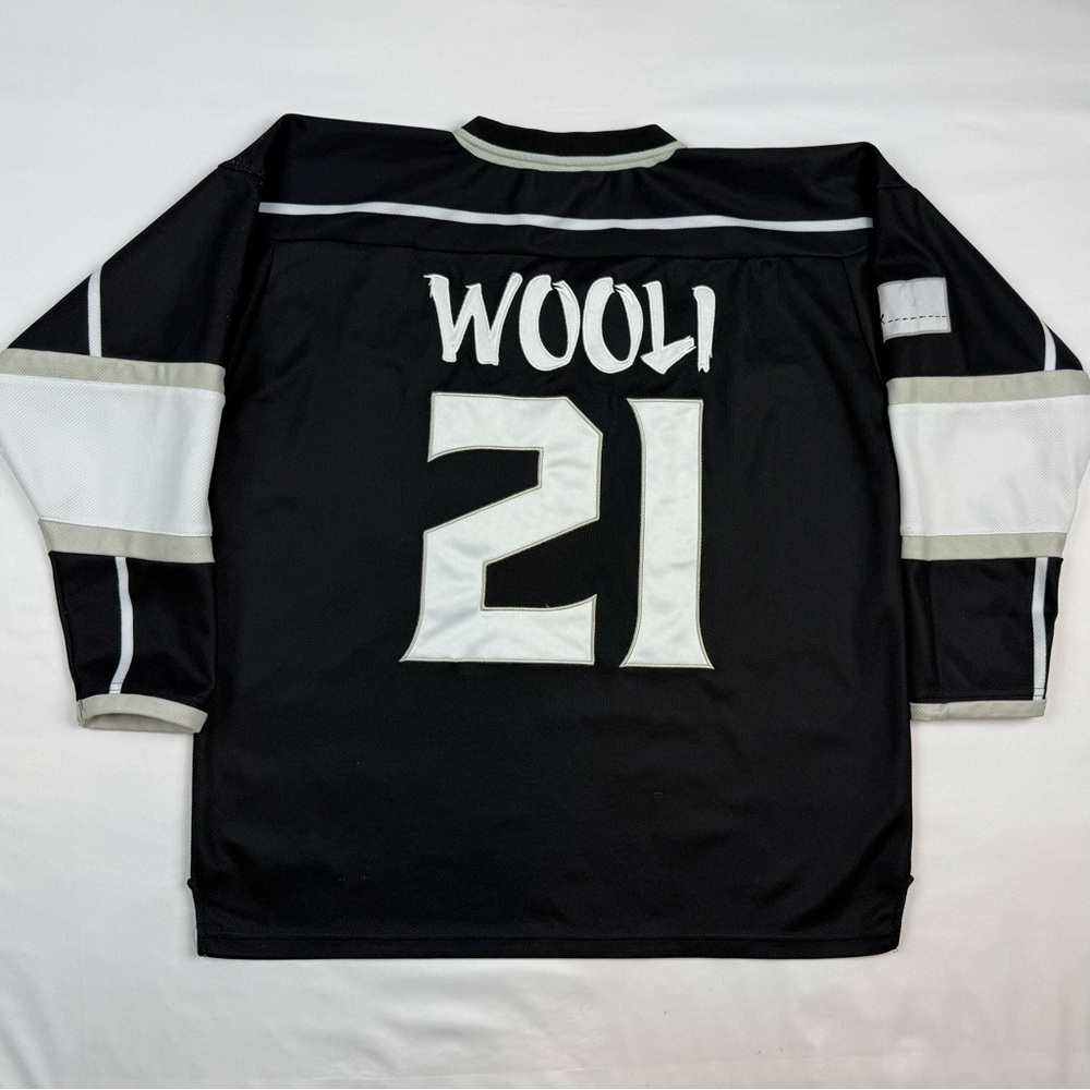WOOLI Black Woolly Mammoth Hockey Jersey - Picture 2 of 11